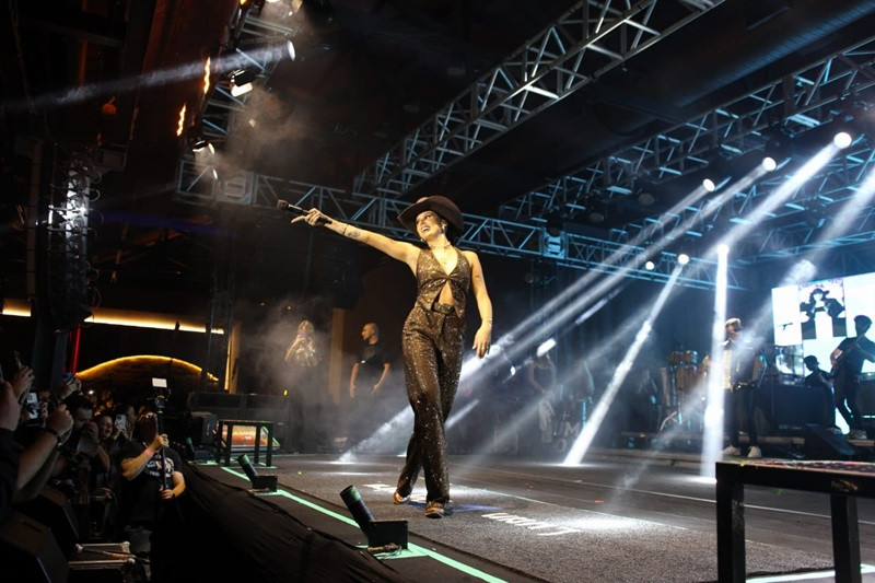 A cantora agradeceu todo o apoio que tem recebido e destacou a importância de receber o título de embaixadora de uma edição histórica da Festa de Peão de Barretos  (@ph.danieltavares)