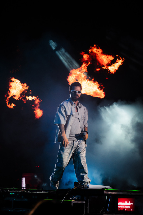 Dennis trouxe a batida do funk para o festival (Drone JC)