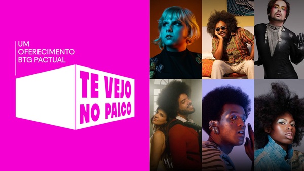 Imagem JPG, Prêmio BTG Pactual da Música Brasileira anuncia os artistas selecionados do projeto Te Vejo no Palco