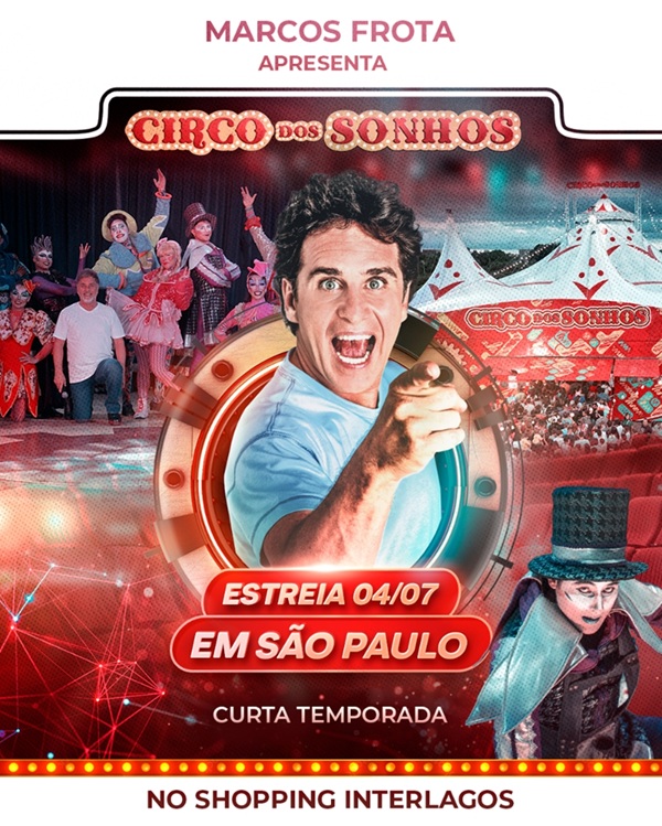 Imagem JPG, Shopping Interlagos recebe o espetáculo 
